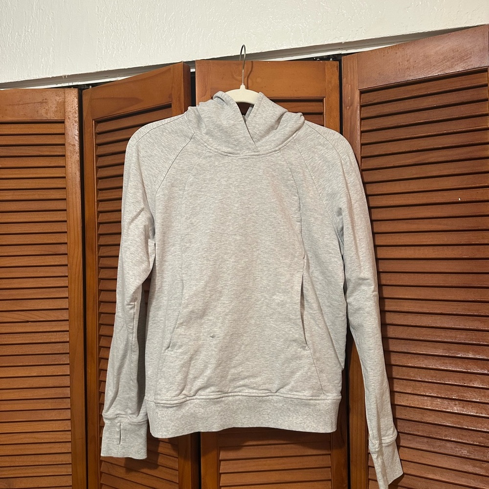 lululemon athletica Light Gray Hoodie